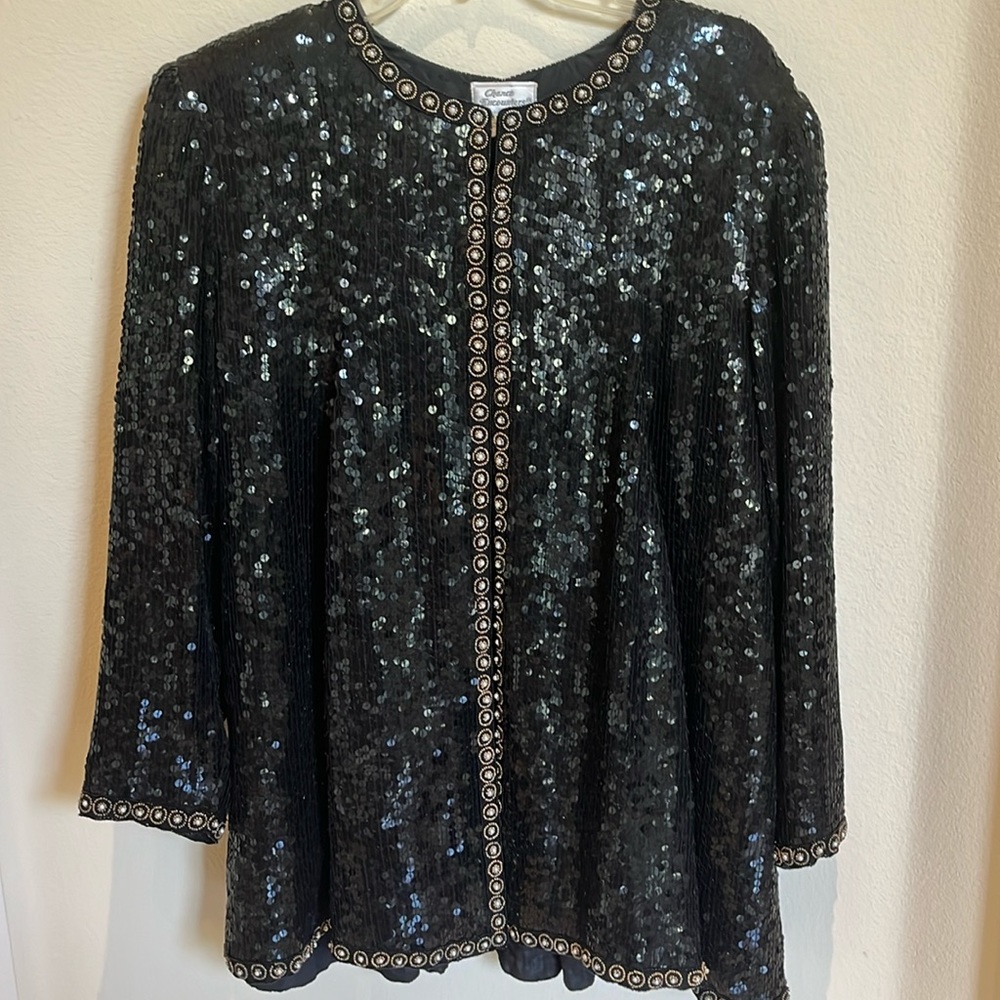 Stunning sequin jacket/cape